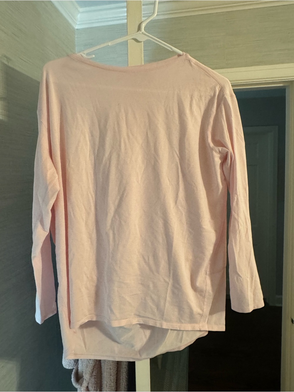 lululemon athletica Long Sleeve Tee in Light Pink